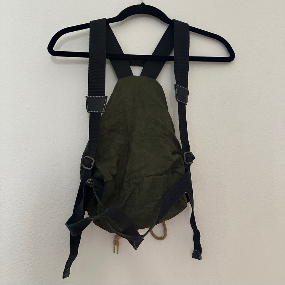 Kipling Army Green Drawstring Backpack - image 2